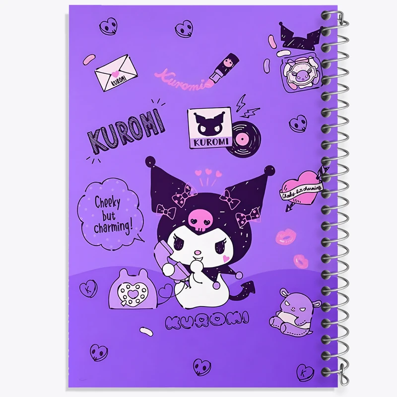 دفتر مشق 50 برگ خندالو طرح کرومی (Kuromi) کد N8971