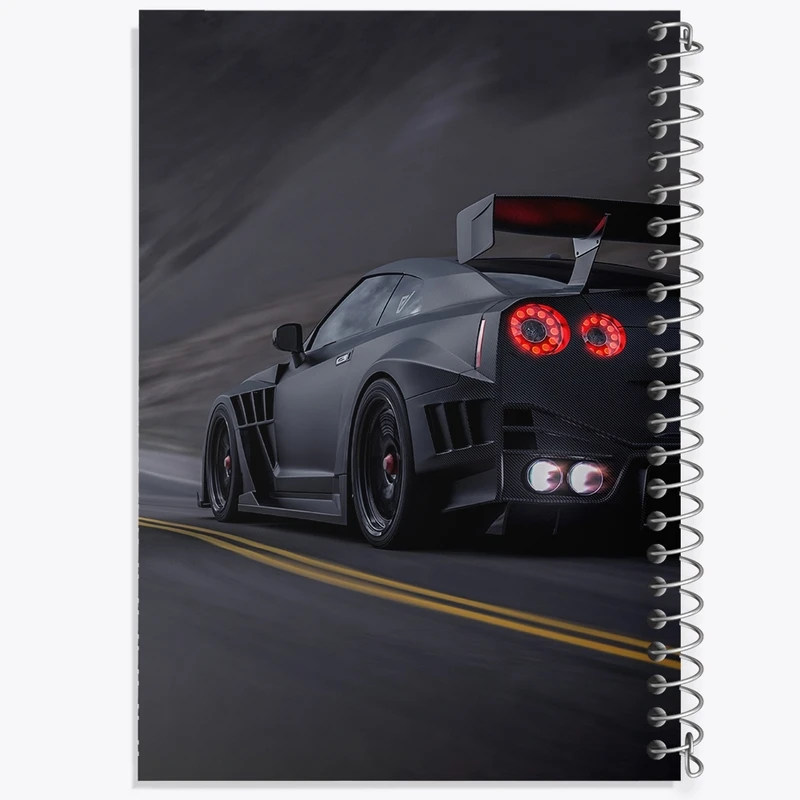 دفتر طراحی 50 برگ خندالو طرح ماشین اسپرت کد F1015