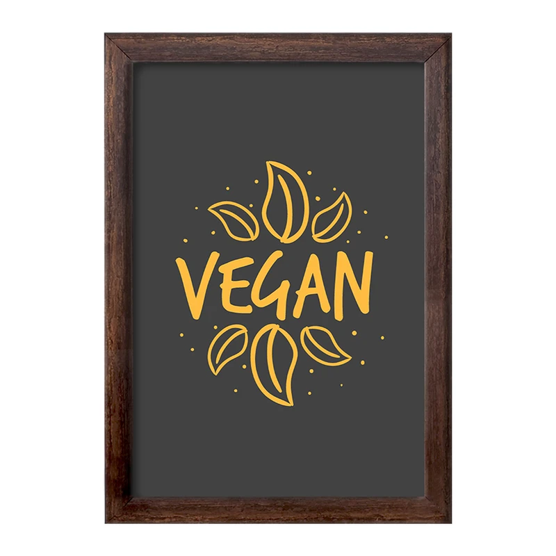 تابلو خندالو طرح وگن Vegan کد 31127