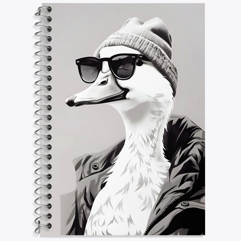 دفتر لغت 50 برگ خندالو طرح اردک بامزه کد F4829