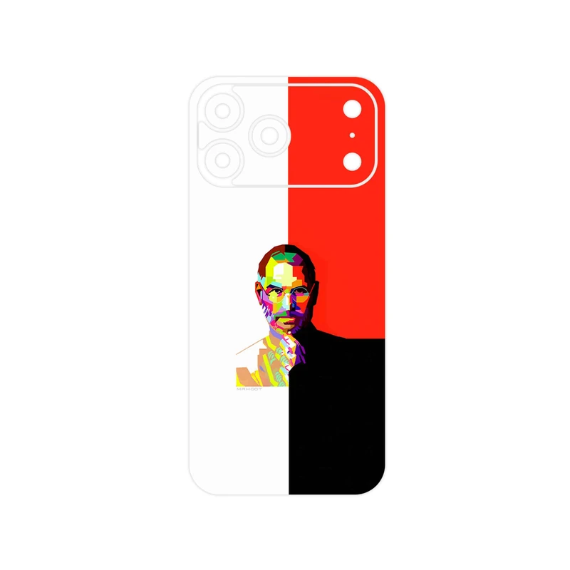 برچسب پوششی ماهوت مدل Collage of Steve Jobs 1 مناسب برای گوشی موبایل اپل iPhone 17 Pro Max