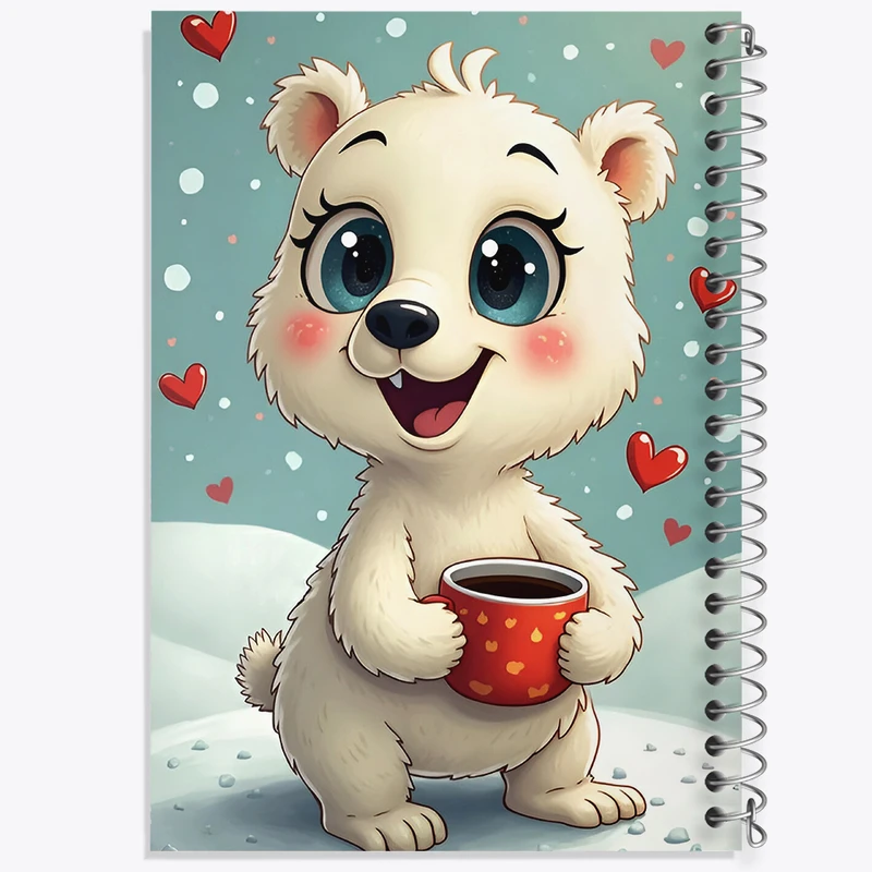 دفتر نقاشی 50 برگ خندالو طرح خرس بامزه کد F9493