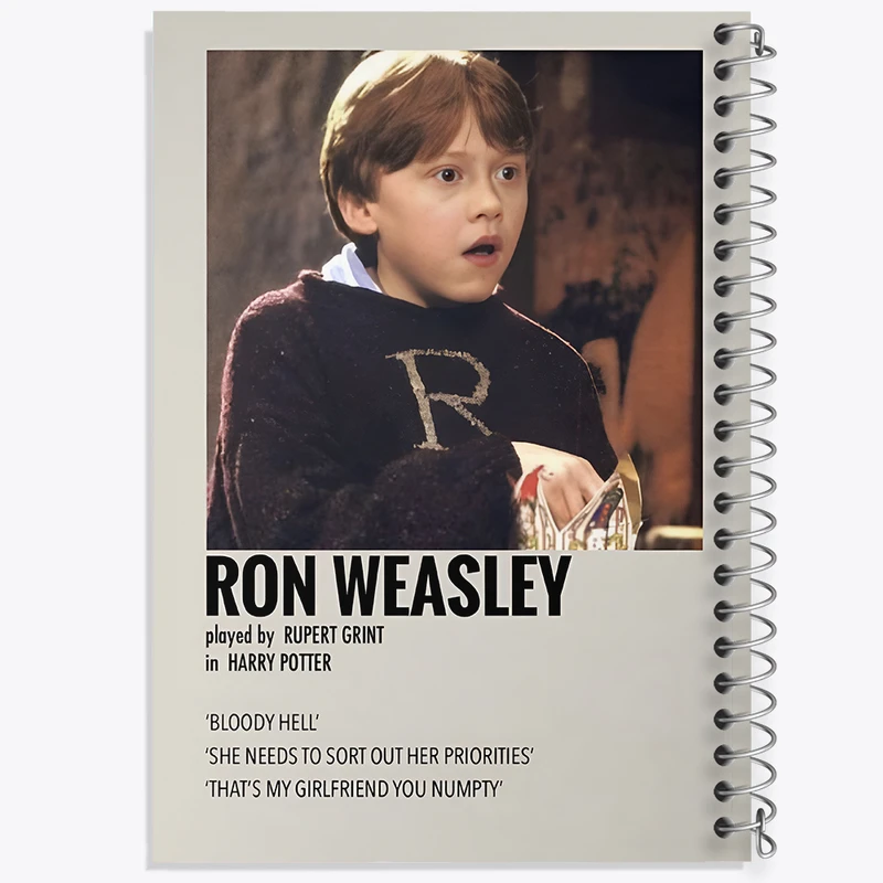 دفتر نقاشی 50 برگ خندالو طرح رون ویزلی (Ron Weasley) کد F13400