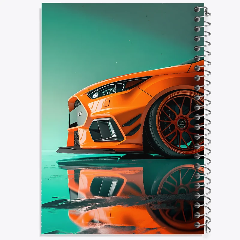 دفتر مشق 100 برگ خندالو طرح ماشین اسپرت کد F12717