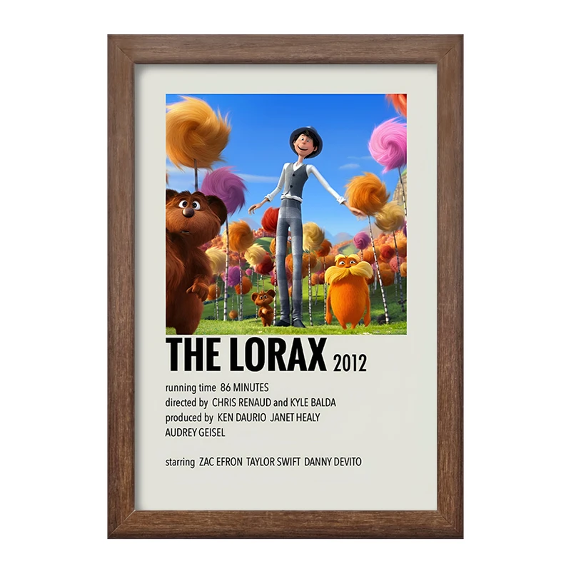 تابلو خندالو طرح لوراکس (The Lorax) کد F13260