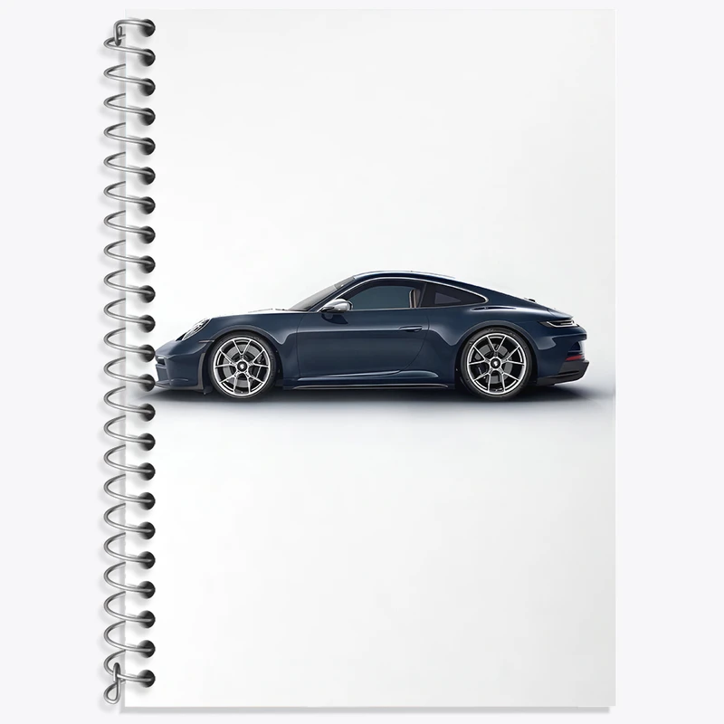 دفتر زبان دوخط 50 برگ خندالو طرح ماشین اسپرت کد F3677