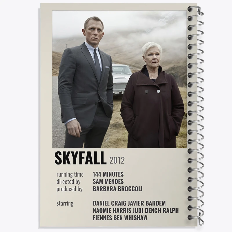 دفتر نقاشی 50 برگ خندالو طرح اسکای فال (Skyfall) کد F13100
