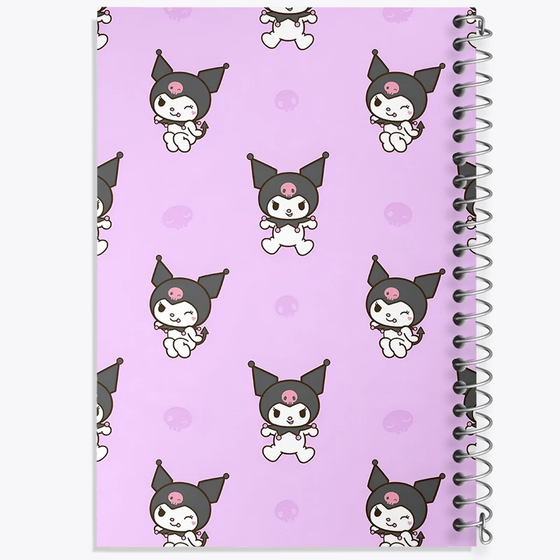 دفتر طراحی 50 برگ خندالو طرح کرومی (Kuromi) کد N9065