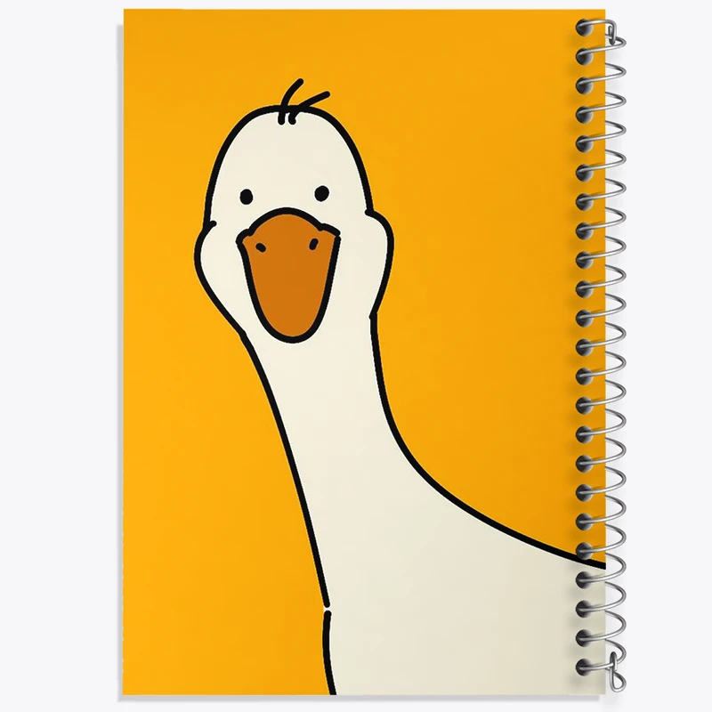 دفتر طراحی 50 برگ خندالو طرح اردک خنگ کد 8612