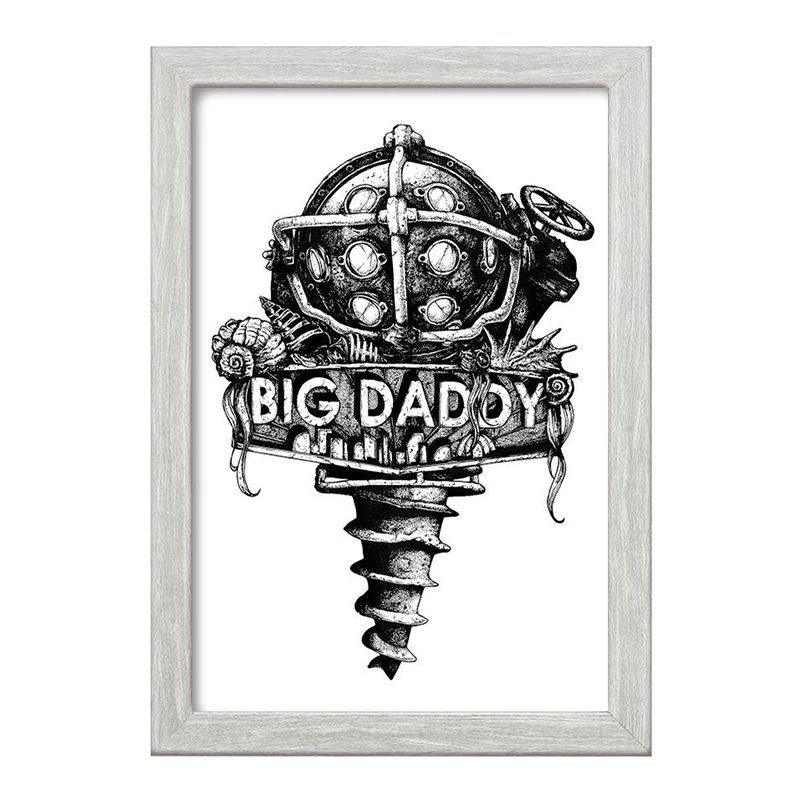 تابلو خندالو طرح بازی بایوشاک (Bioshock) کد 31332