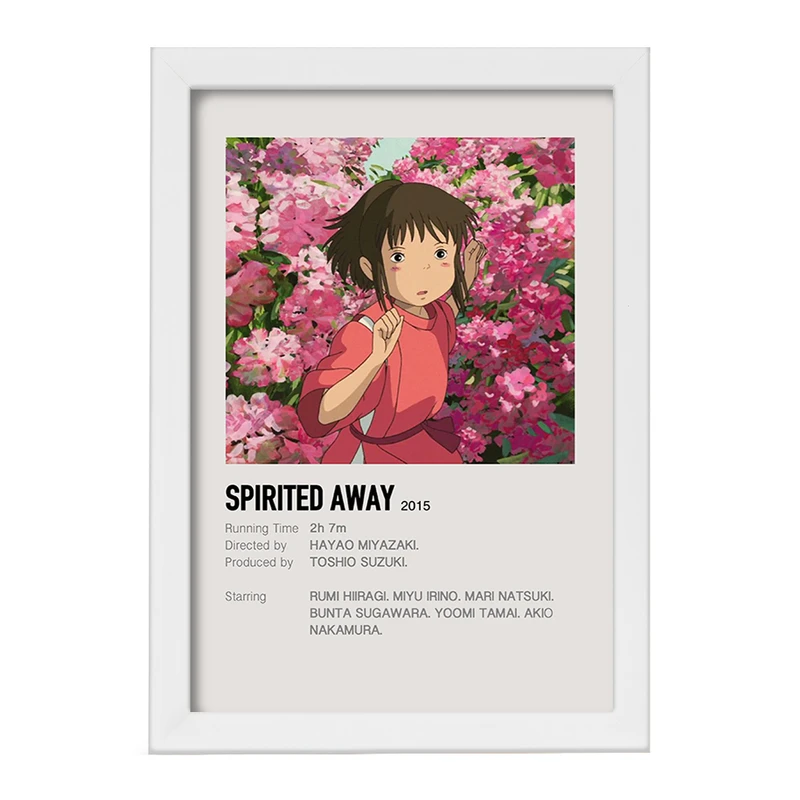 تابلو خندالو طرح انیمه شهر اشباح (Spirited Away) کد F13165