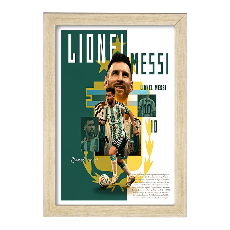 تابلو خندالو طرح لیونل مسی کد F13514