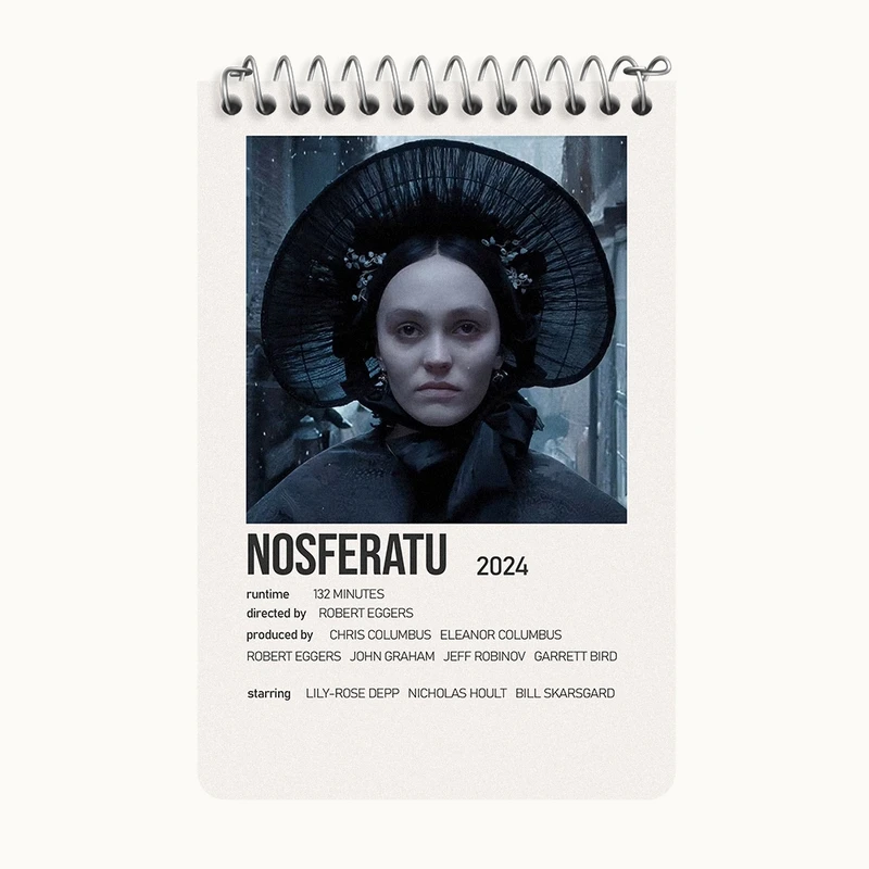 دفتر یادداشت 50 برگ خندالو طرح نوسفراتو (Nosferatu) کد F13077