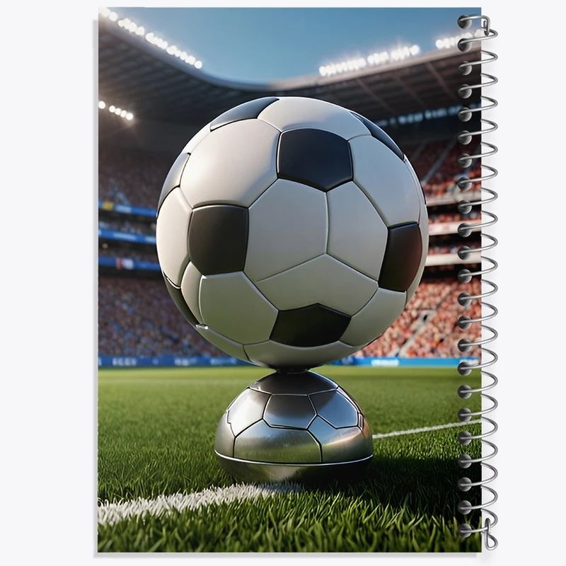دفتر ژورنال نویسی 50 برگ خندالو مدل نقطه ای طرح توپ فوتبال کد F11972