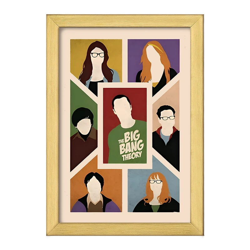 تابلو خندالو طرح تئوری بیگ بنگ (The Big Bang Theory) کد F10540