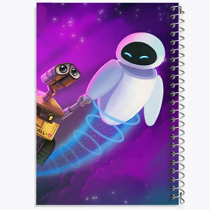 دفتر مشق 100 برگ خندالو طرح وال ای (Wall-E) کد N6343