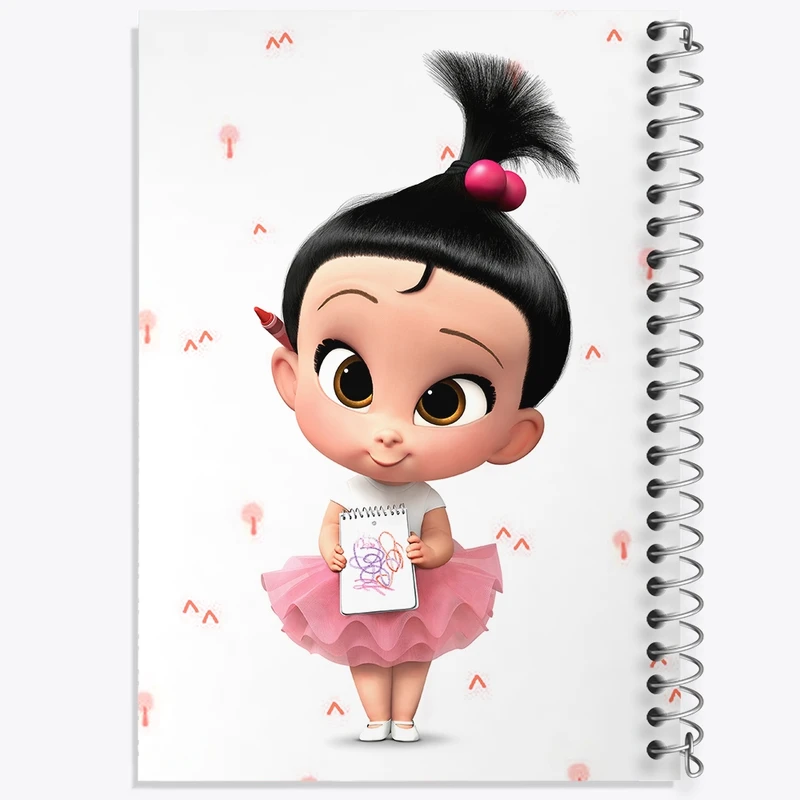 دفتر طراحی 50 برگ خندالو طرح بچه رئیس Boss Baby  کد 10335
