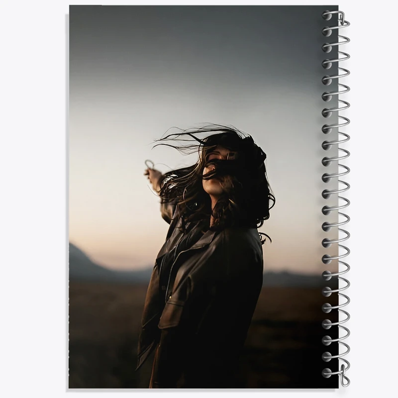 دفتر ژورنال نویسی 50 برگ خندالو مدل نقطه ای طرح دخترانه کد N6968