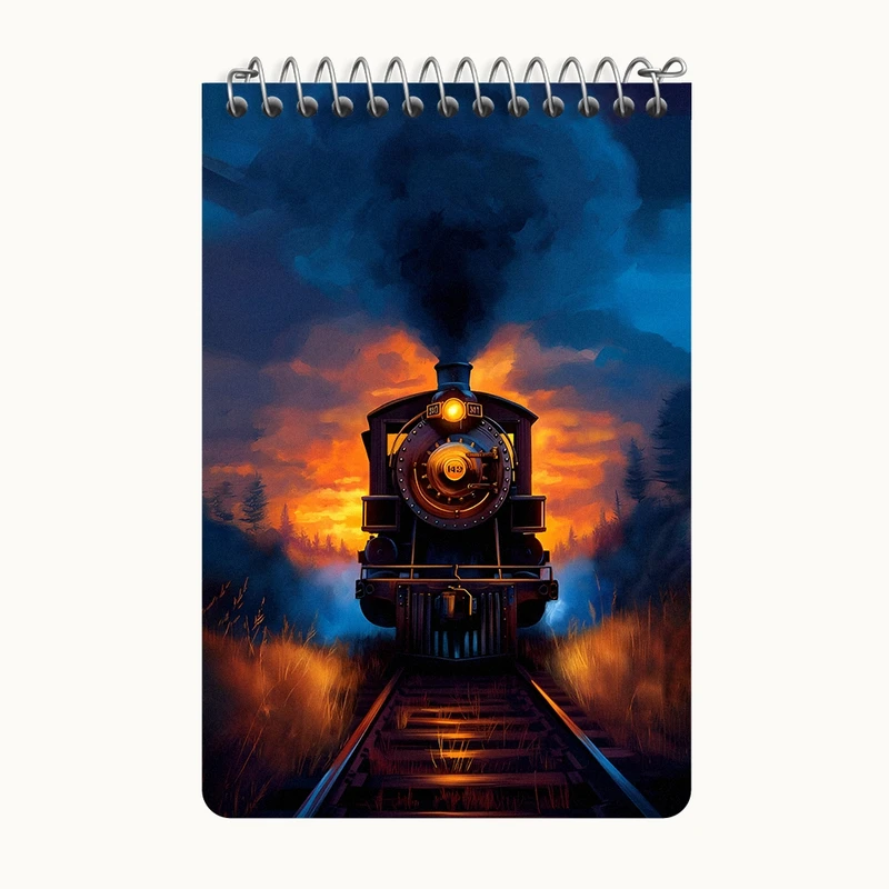 دفتر یادداشت 50 برگ خندالو طرح قطار کد F6577