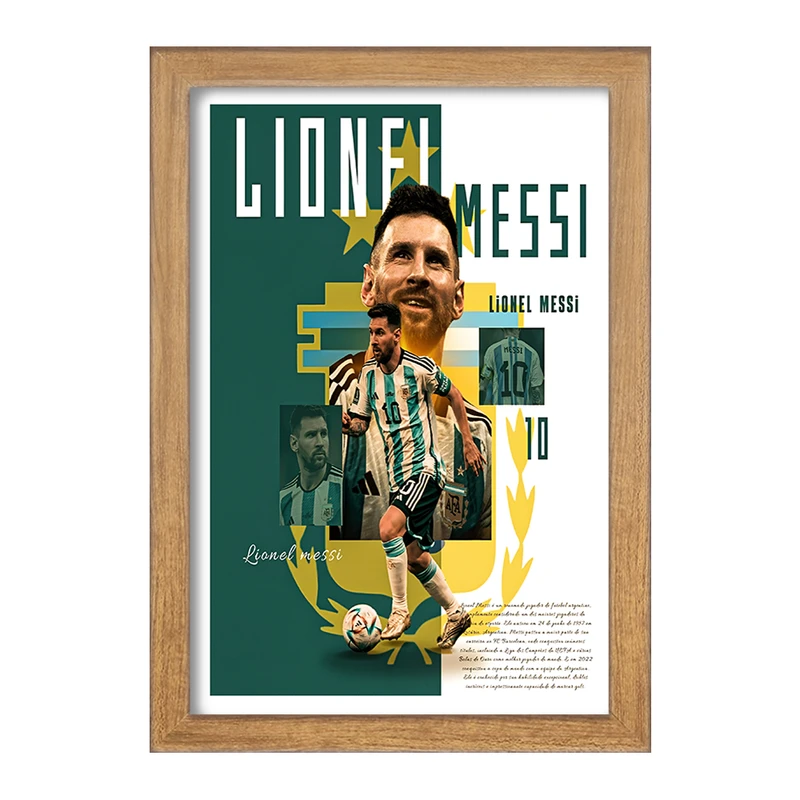 تابلو خندالو طرح لیونل مسی کد F13514
