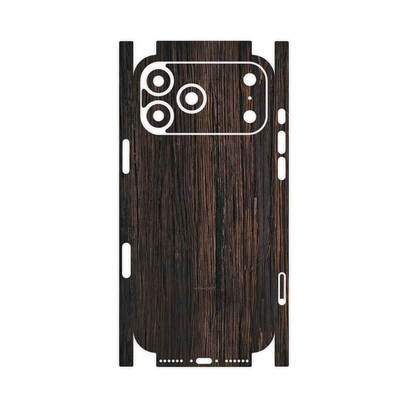 برچسب پوششی ماهوت مدل Burned_Wood-FullSkin مناسب برای گوشی موبایل اپل iPhone 17 Pro Max