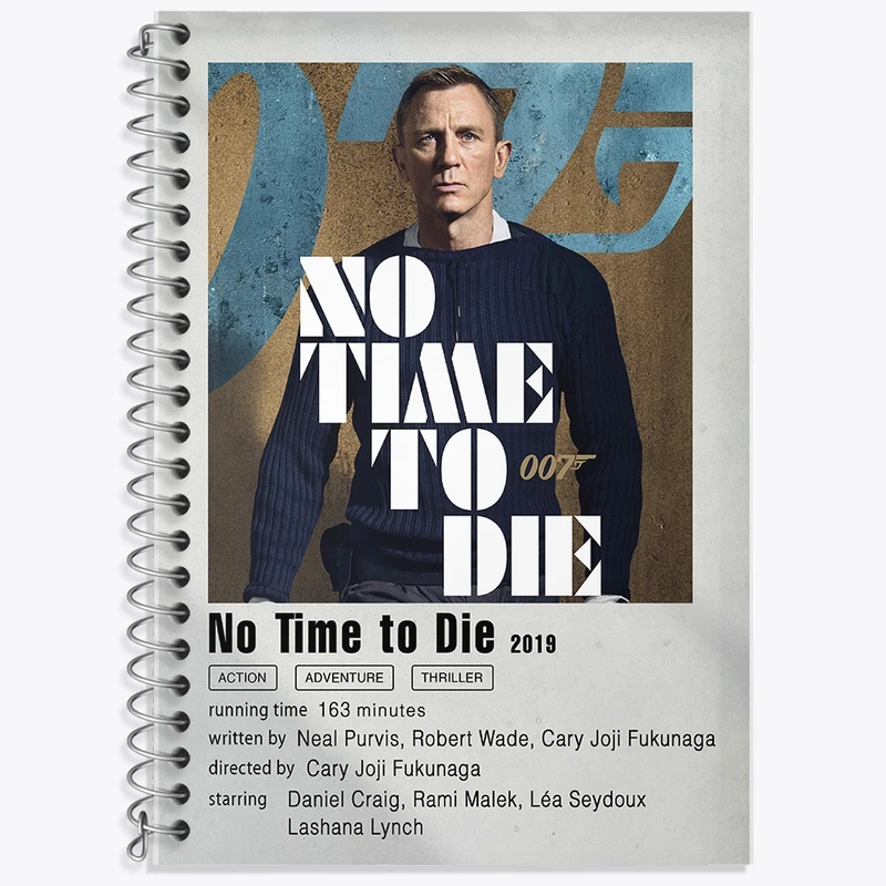 دفتر لغت 50 برگ خندالو طرح زمانی برای مردن نیست (No Time to Die) کد F11909