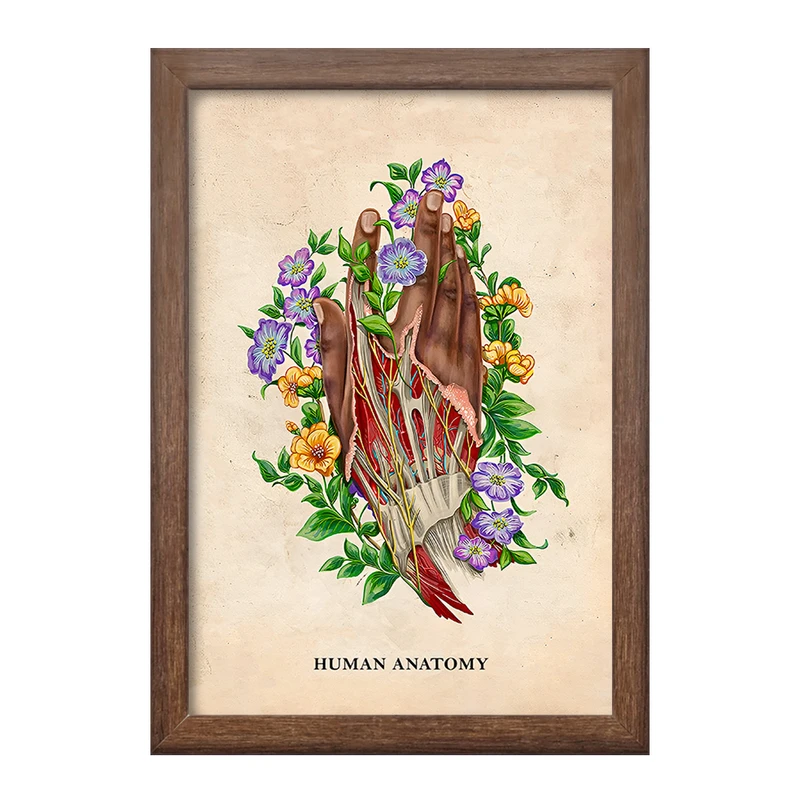 تابلو خندالو طرح آناتومی دست (Hand Anatomy) کد F14000