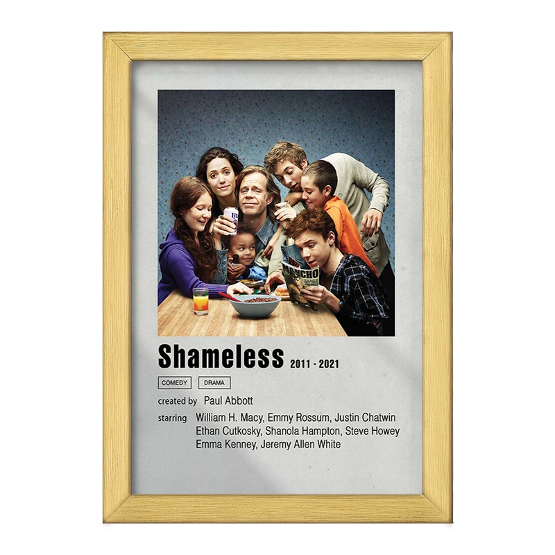 تابلو خندالو طرح بی شرم (Shameless) کد F11285