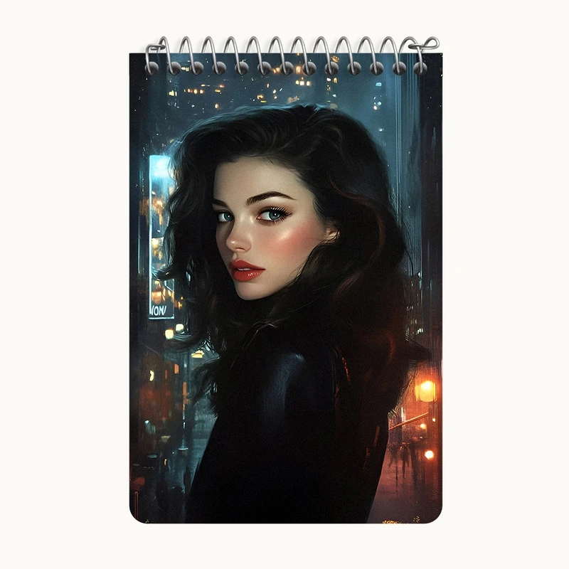 دفتر یادداشت 50 برگ خندالو طرح دخترانه کد F7166