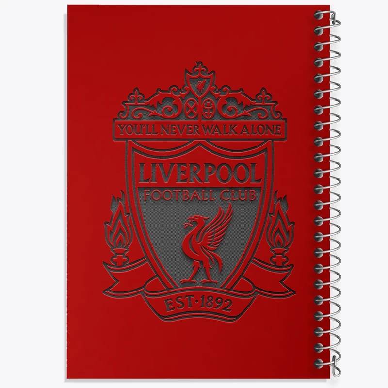 دفتر طراحی 50 برگ خندالو طرح باشگاه لیورپول کد 26990