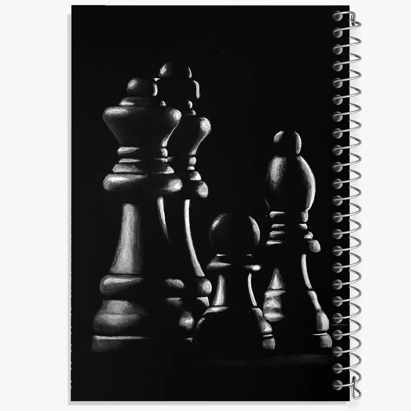 دفتر مشق 100 برگ خندالو طرح شطرنج کد N8284