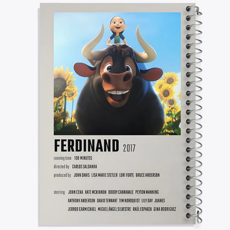 دفتر مشق 50 برگ خندالو طرح فردیناند (Ferdinand) کد F13223