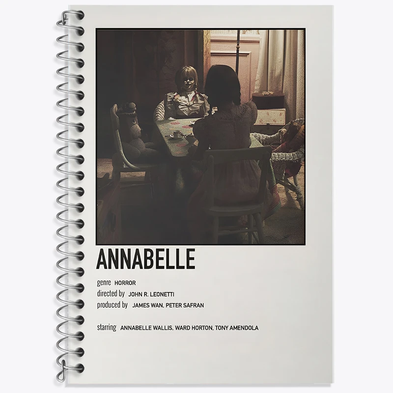 دفتر نت موسیقی 50 برگ خندالو طرح آنابل (Annabelle) کد F13004