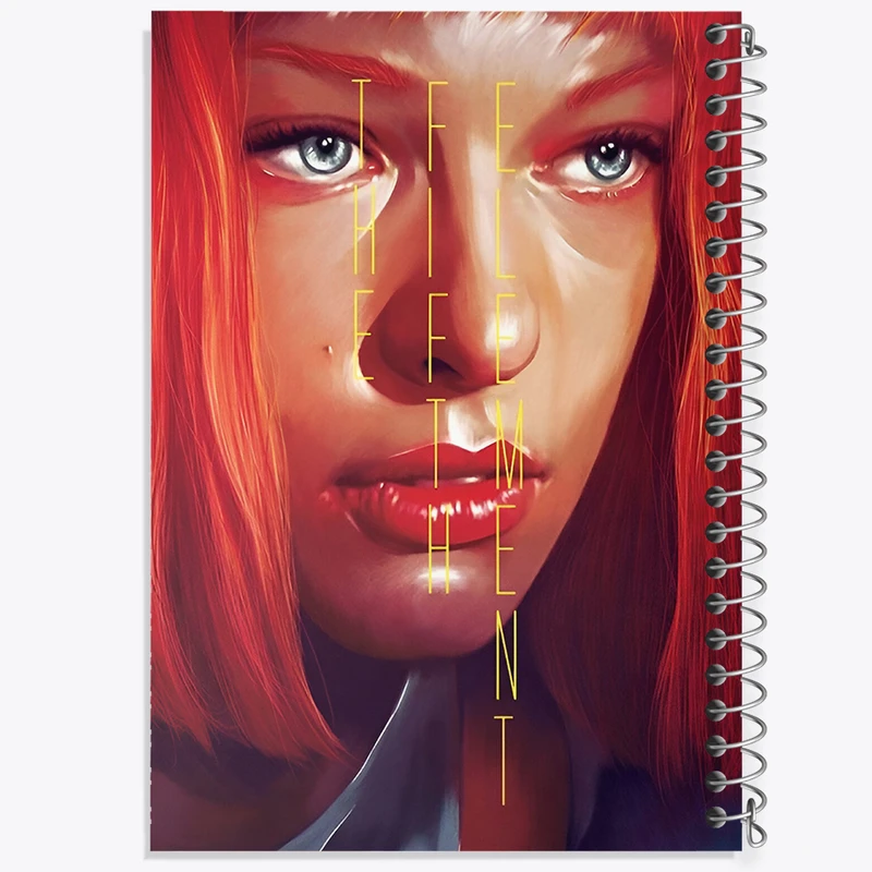 دفتر مشق 50 برگ خندالو طرح عنصر پنجم (The Fifth Element) کد F13554