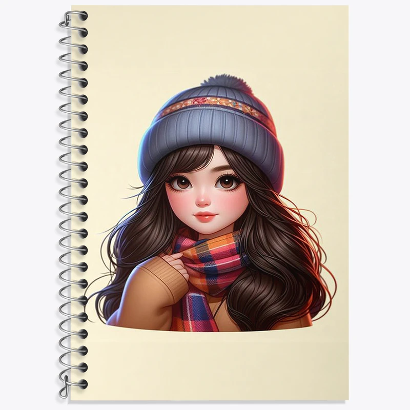 دفتر نت موسیقی 50 برگ خندالو طرح دخترانه کد F3117