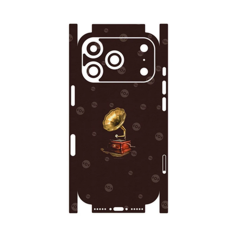 برچسب پوششی ماهوت مدل Gramophone Nostalgia-FullSkin مناسب برای گوشی موبایل اپل iPhone 17 Pro