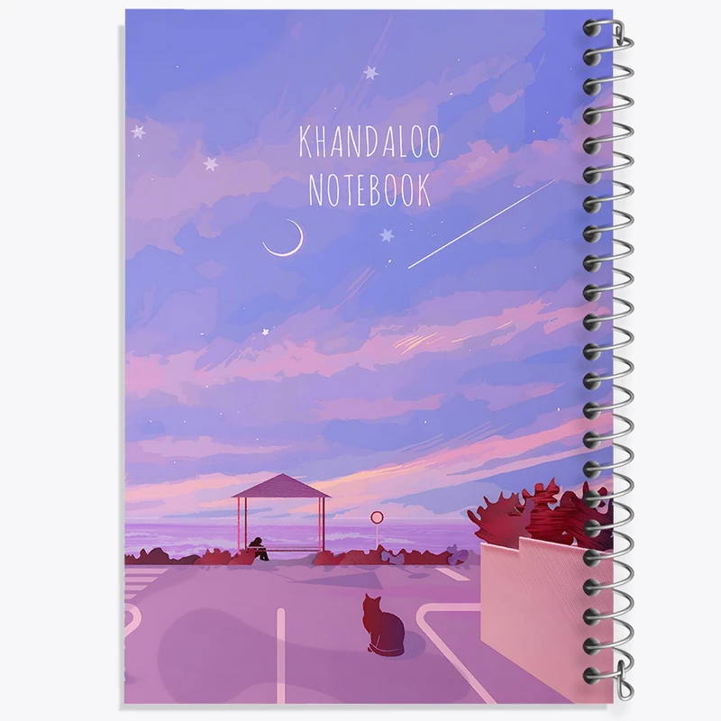 دفتر مشق 100 برگ خندالو طرح فانتزی کد N8829