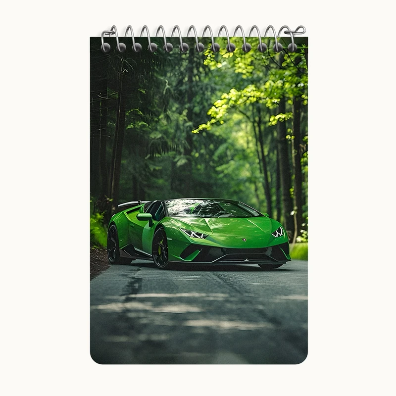 دفتر یادداشت 50 برگ خندالو طرح ماشین اسپرت کد F11565