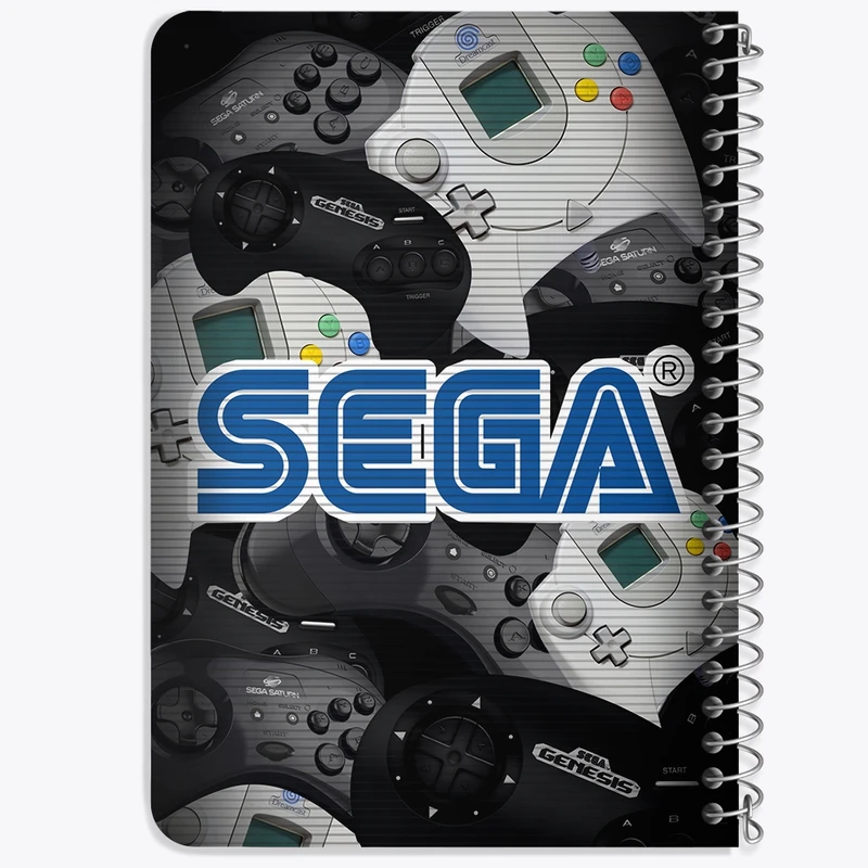 دفتر یادداشت 50 برگ خندالو طرح Sega کد F2525