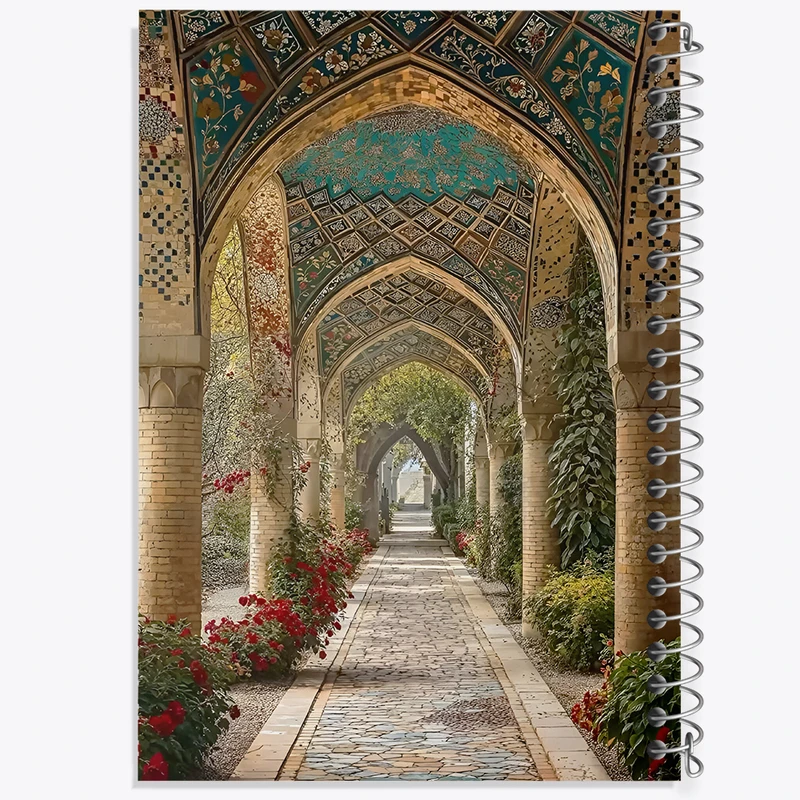 دفتر نقاشی 50 برگ خندالو طرح معماری ایرانی کد F10697