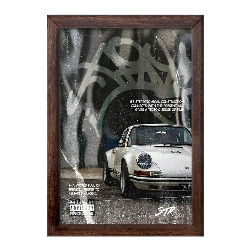 تابلو خندالو طرح پورشه (Porsche) کد F13521