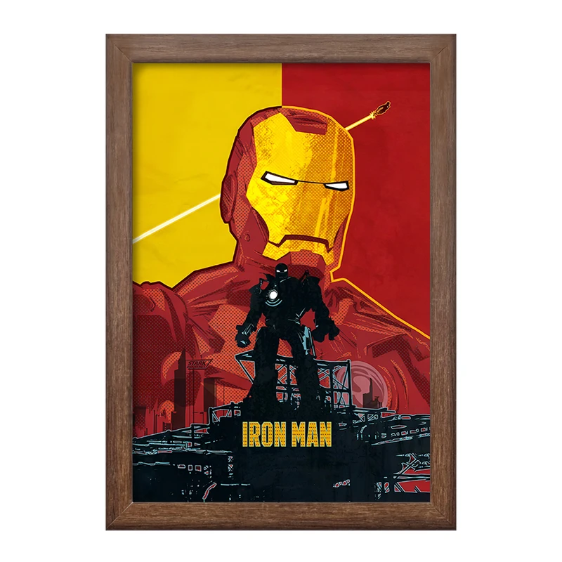 تابلو خندالو طرح مرد آهنی مارول (Marvel) کد F13575