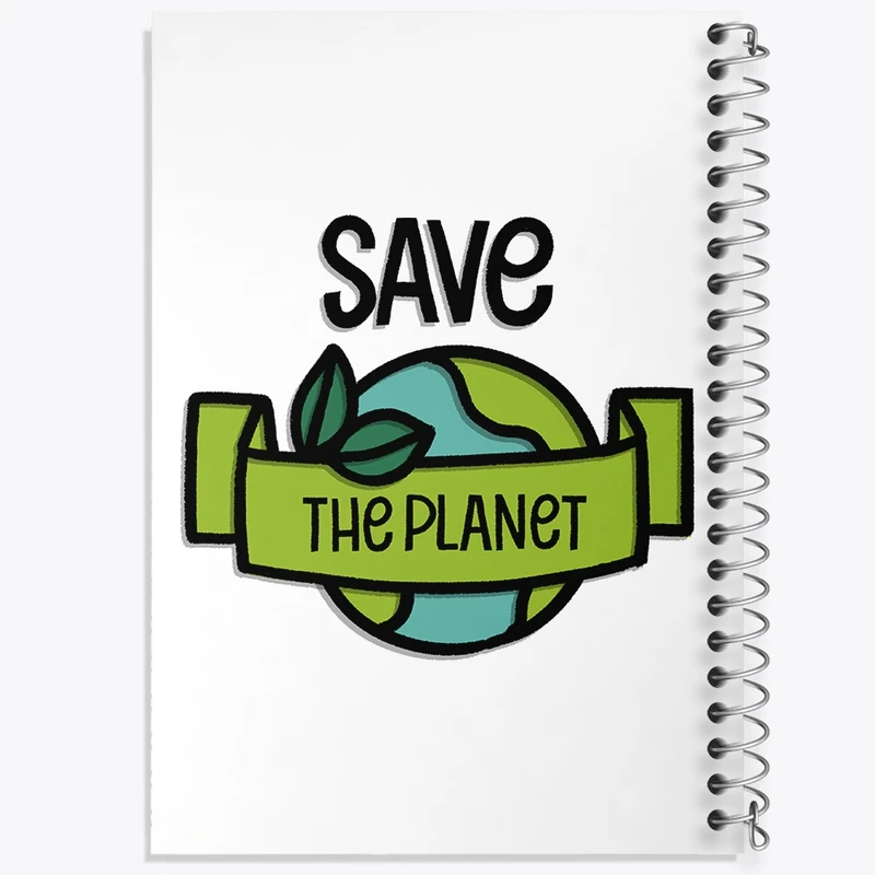 دفتر طراحی 50 برگ خندالو طرح حمایت از محیط زیست کد 25929