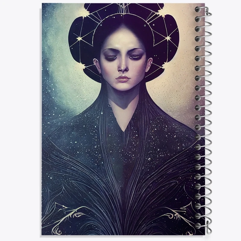 دفتر طراحی 50 برگ خندالو طرح زن کد F1150