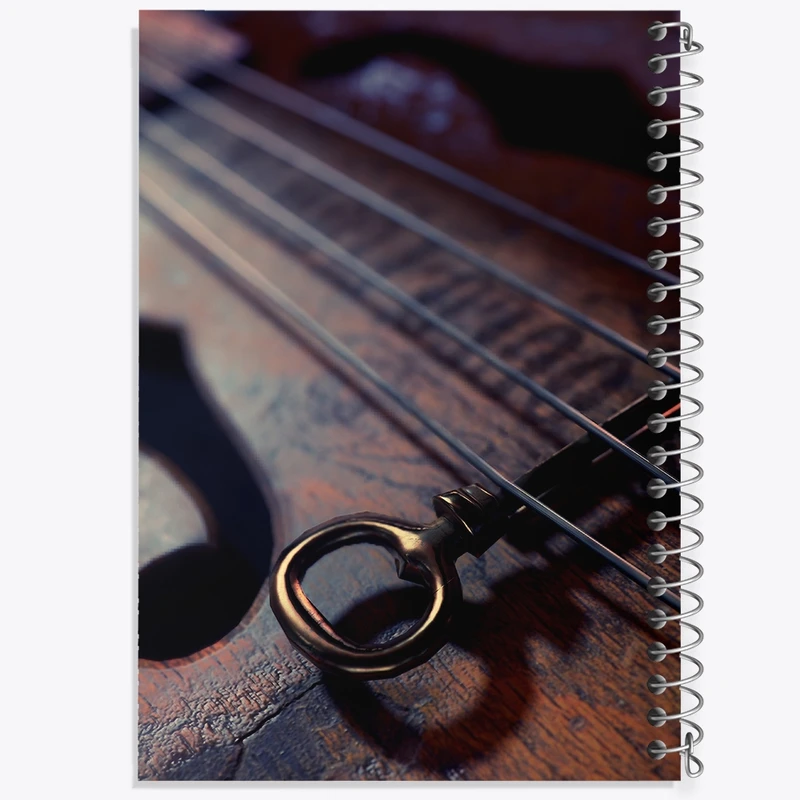 دفتر لیست خرید 50 برگ خندالو طرح ویولن (Violin) کد N8059