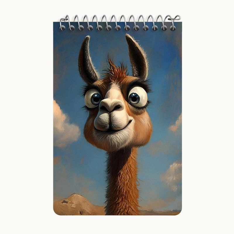 دفتر یادداشت 50 برگ خندالو طرح شتر خنگ کد F6784