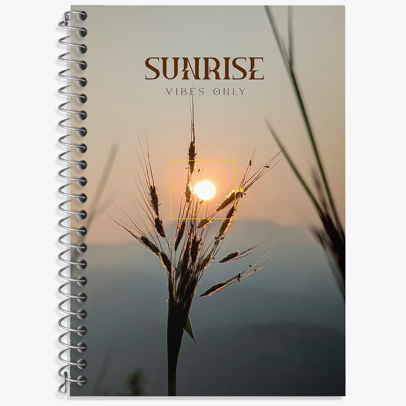 دفتر نت موسیقی 50 برگ خندالو طرح Sunrise vibes only کد N7332