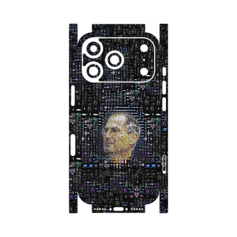 برچسب پوششی ماهوت مدل Collage of Steve Jobs 2-FullSkin مناسب برای گوشی موبایل اپل iPhone 17 Pro