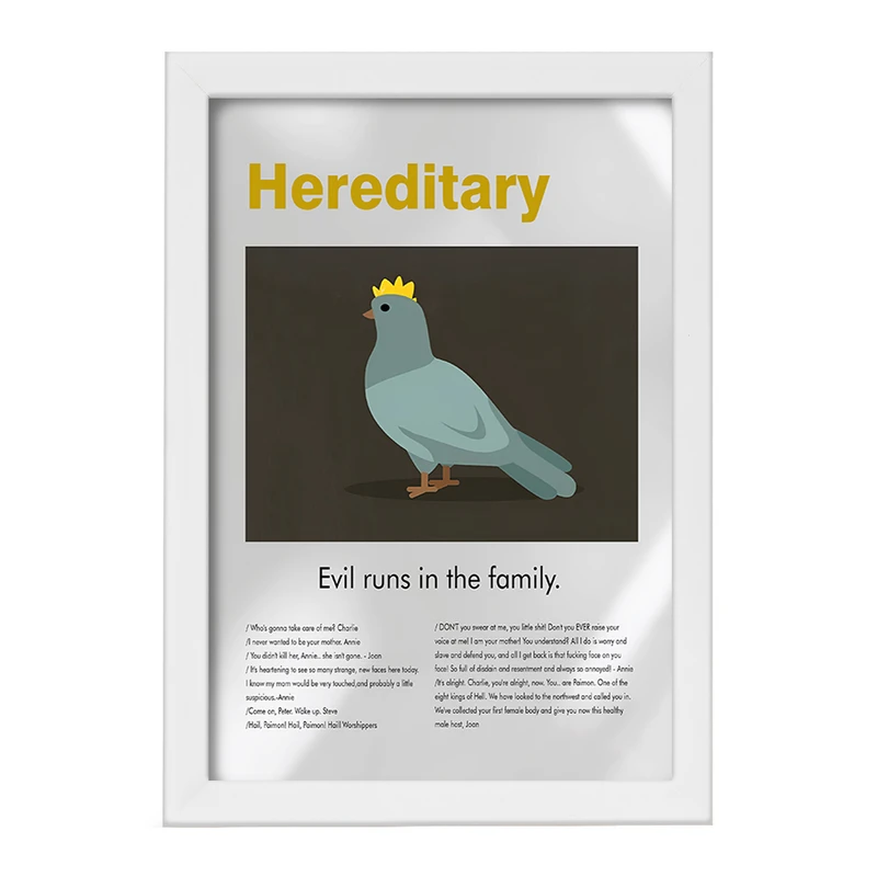 تابلو خندالو طرح موروثی (Hereditary) کد F13838