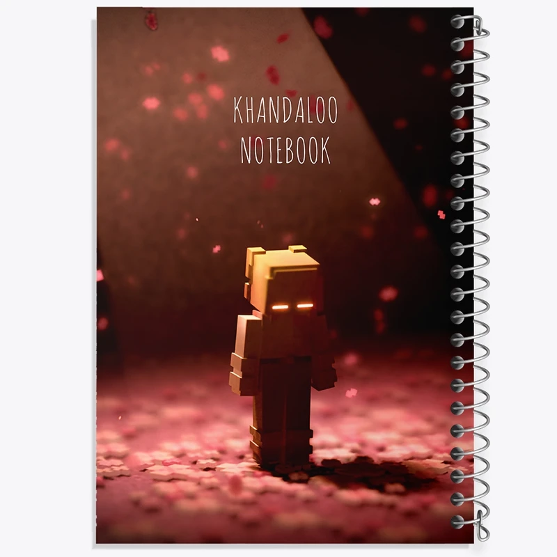 دفتر طراحی 50 برگ خندالو طرح بازی ماینکرافت (Minecraft) کد N8744